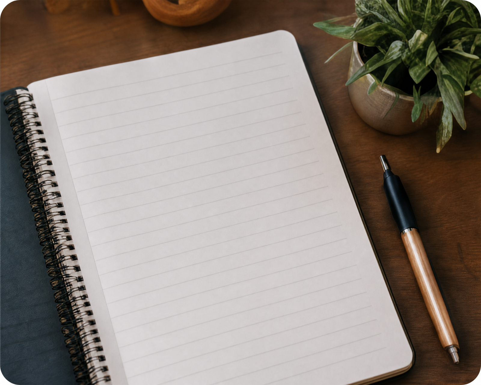 Notebook with gratitude changes everything written on it